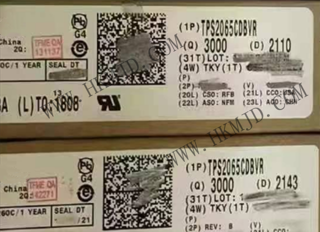 明佳達(dá)電子 —— 供應(yīng) [TI] TPS2065CDBVR 電源開(kāi)關(guān) IC - 限流，配電開(kāi)關(guān)