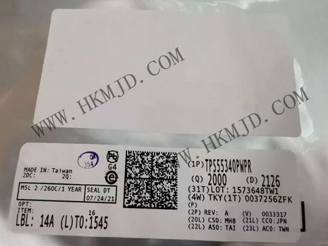 【德州儀器】具有5A、40V  TPS55340PWPR 集成式電源開(kāi)關(guān)的單片非同步開(kāi)關(guān)穩(wěn)壓器