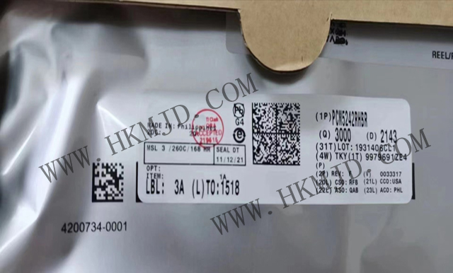 PCM5242RHBR (TI) 4.2VRMS DirectPath?、32 位、384kHz、114dB 音頻立體聲 DAC