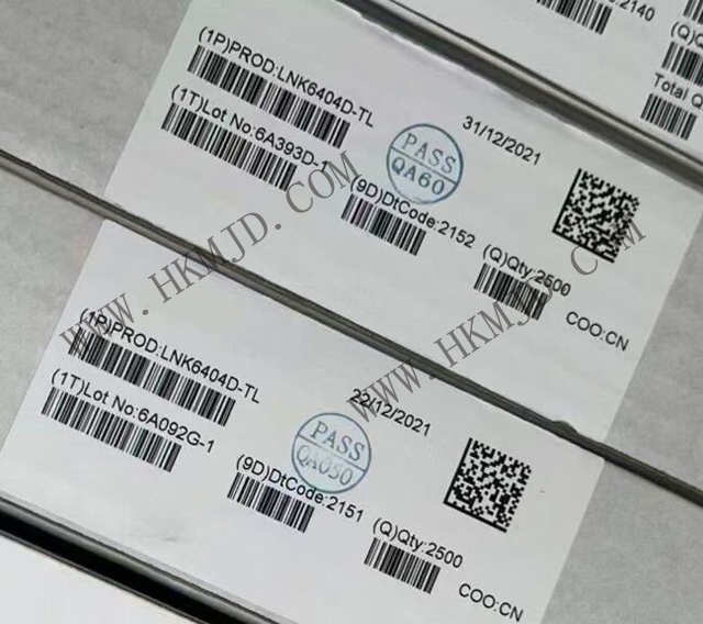 LNK6404D：適用于適配器和充電器的節(jié)能、精確的初級側調節(jié)CV/CC切換器