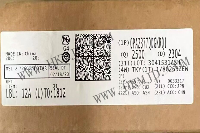 汽車放大器_OPA2377QDGKRQ1_軌到軌輸入/輸出、低噪聲、5MHz CMOS 運(yùn)算放大器