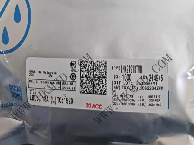 具有斜坡/線性調頻生成功能的【LMX2491RTWR】6.4GHz 低噪聲 RF PLL