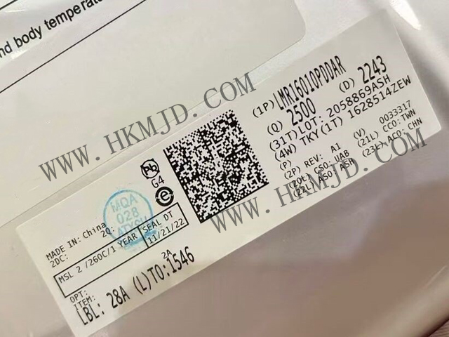LMR16010PDDAR(TI): SIMPLE SWITCHER? 60V、1A 降壓轉換器（IQ 為 40μA）