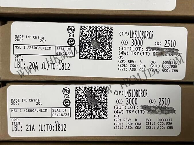 [供應(yīng) TI 電源管理IC] 供應(yīng)TI LM5108DRCR 2.6A，110V 半橋柵極驅(qū)動(dòng)器