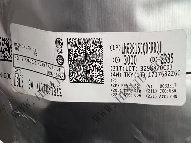 供應(yīng)德州儀器 LM63615DQDRRRQ1 3.5V 至 36V、1.5A 汽車降壓轉(zhuǎn)換器